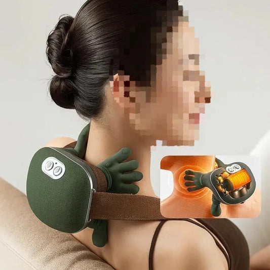 Electric Neck Massager – Portable Neck and Shoulder Massage Device for Relaxation, Home & Office Use