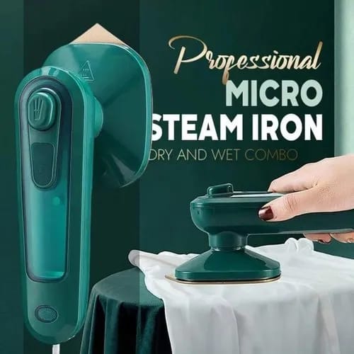 Portable Mini Electric Steam Iron for Clothes – Handheld Garment Steamer & Compact Travel Ironing Machine