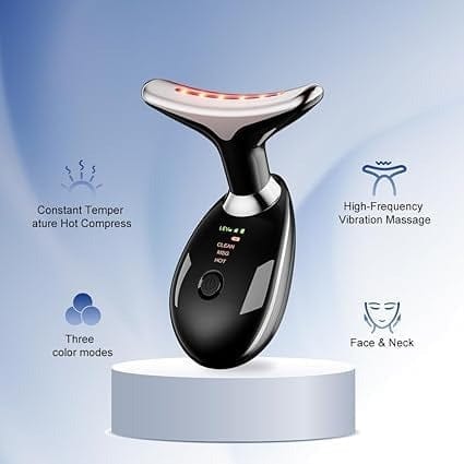 Digital Face and Neck Massager – 3 Mode Electric Facial Massage Device for Skin Care, Relaxation & Daily Beauty Routine