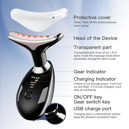 Digital Face and Neck Massager – 3 Mode Electric Facial Massage Device for Skin Care, Relaxation & Daily Beauty Routine