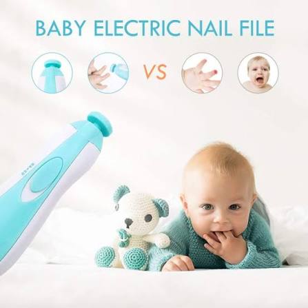 Baby Nail Trimmer Electric – Gentle Baby Nail File and Clipper Kit for Newborns, Infants and Toddlers