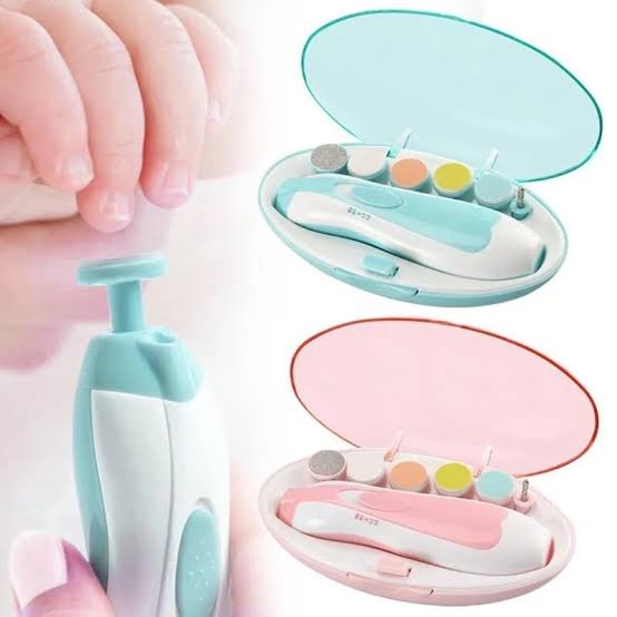 Baby Nail Trimmer Electric – Gentle Baby Nail File and Clipper Kit for Newborns, Infants and Toddlers